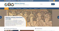 Desktop Screenshot of biblical-literacy.org